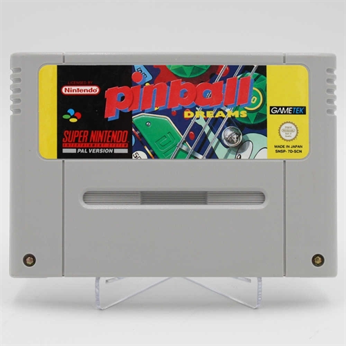 Pinball Dreams - SNES - Cartridge - (SCN) (A Grade) (Genbrug)